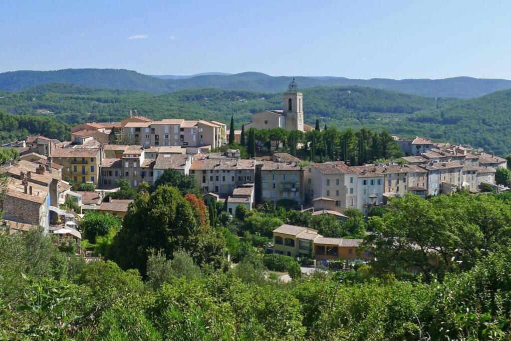 Gite Provencal Independant Avec Piscine Chauffee : Le Suy Bien Flayosc Kültér fotó