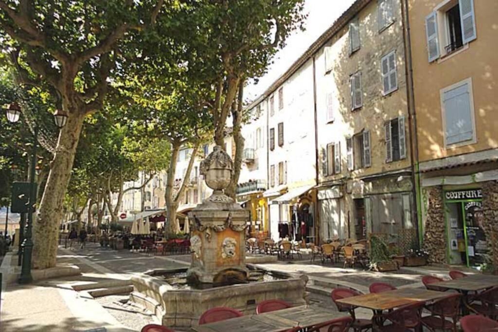 Gite Provencal Independant Avec Piscine Chauffee : Le Suy Bien Flayosc Kültér fotó