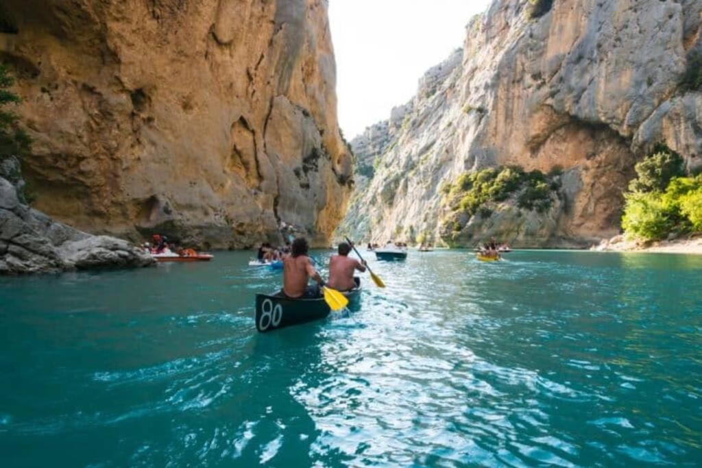 Gite Provencal Independant Avec Piscine Chauffee : Le Suy Bien Flayosc Kültér fotó