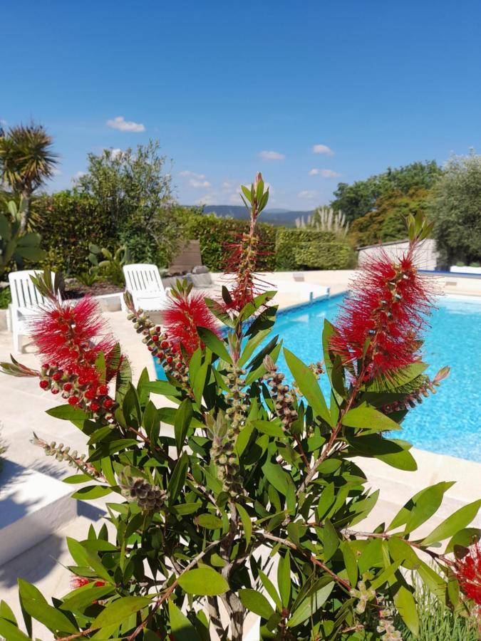 Gite Provencal Independant Avec Piscine Chauffee : Le Suy Bien Flayosc Kültér fotó